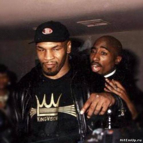 Tupac Shakur and Mike Tyson