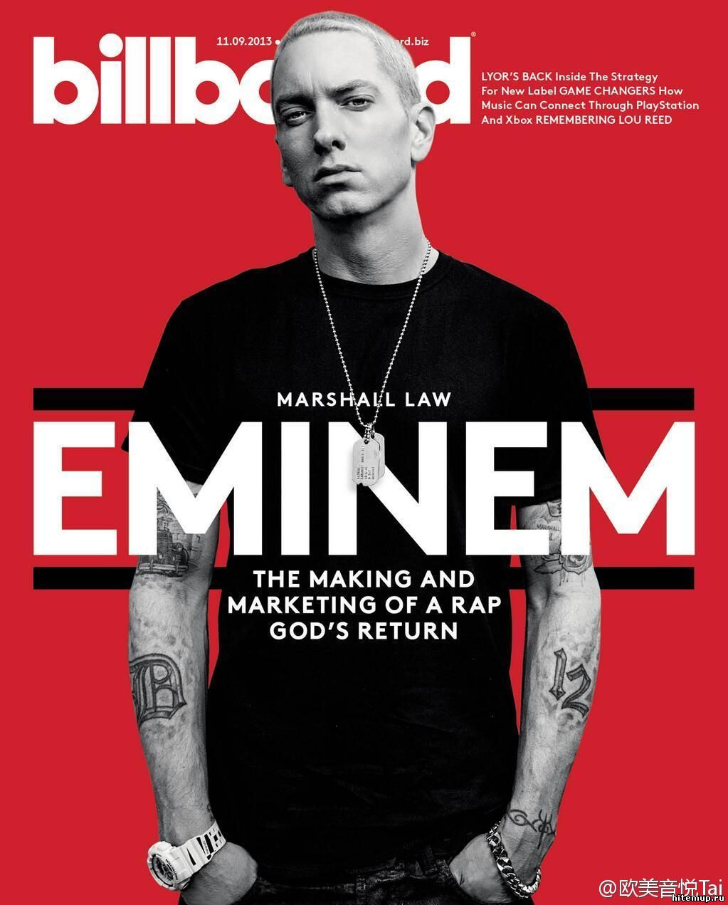 Eminem на обложке журанала Billboard